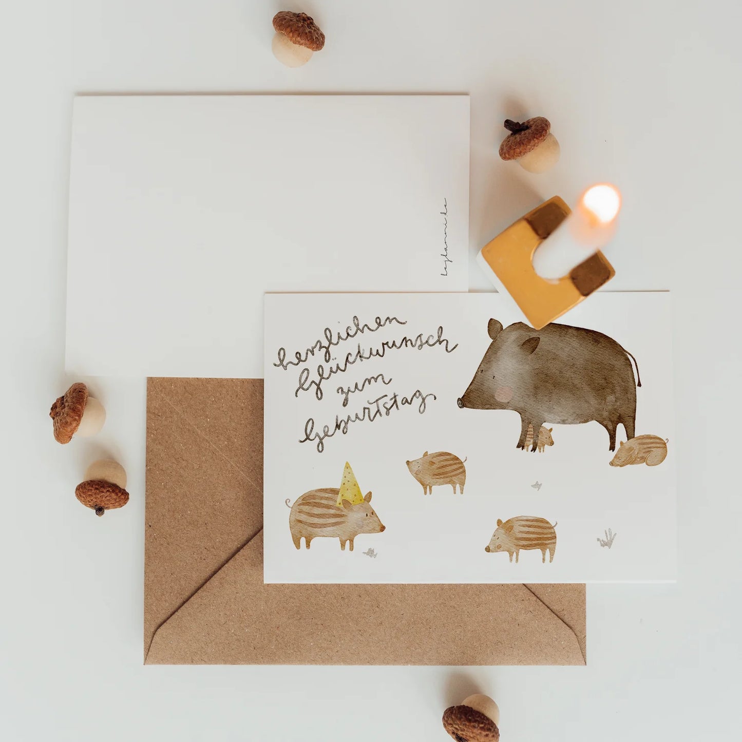 Postkarte GEBURTSTAG FRISCHLINGE