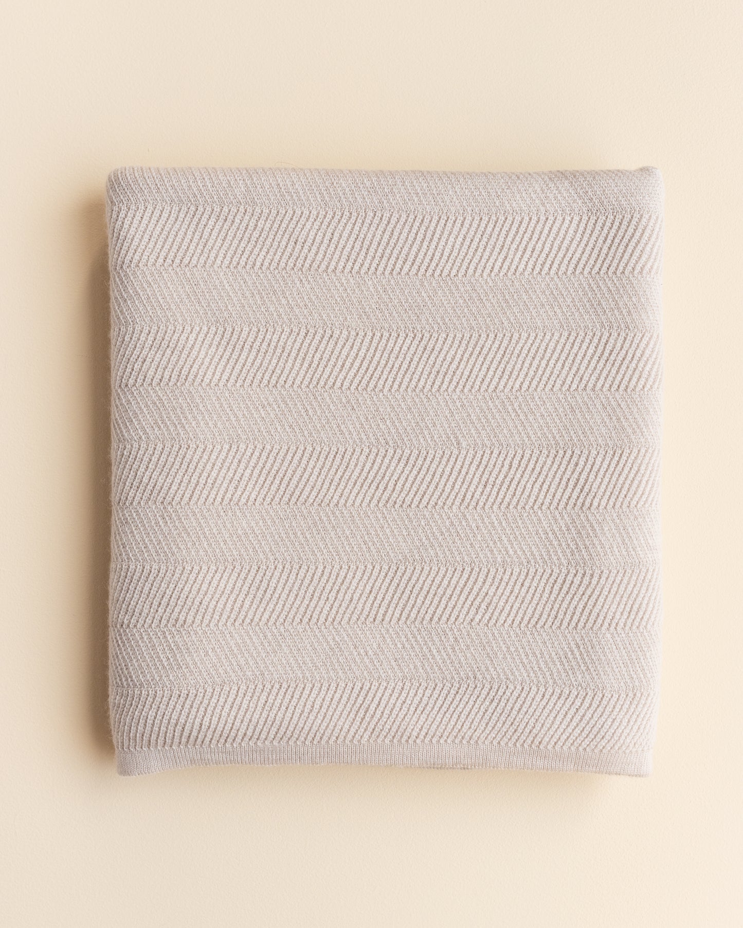Strickdecke aus Merino FREDDIE OFFWHITE