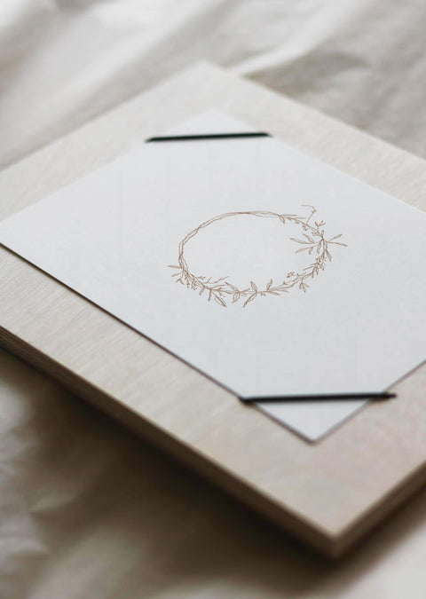Postkarte WREATH