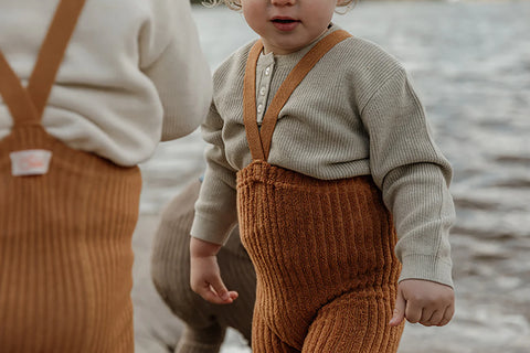 SILLY SILAS Leggings GRANNY TEDDY AMBER