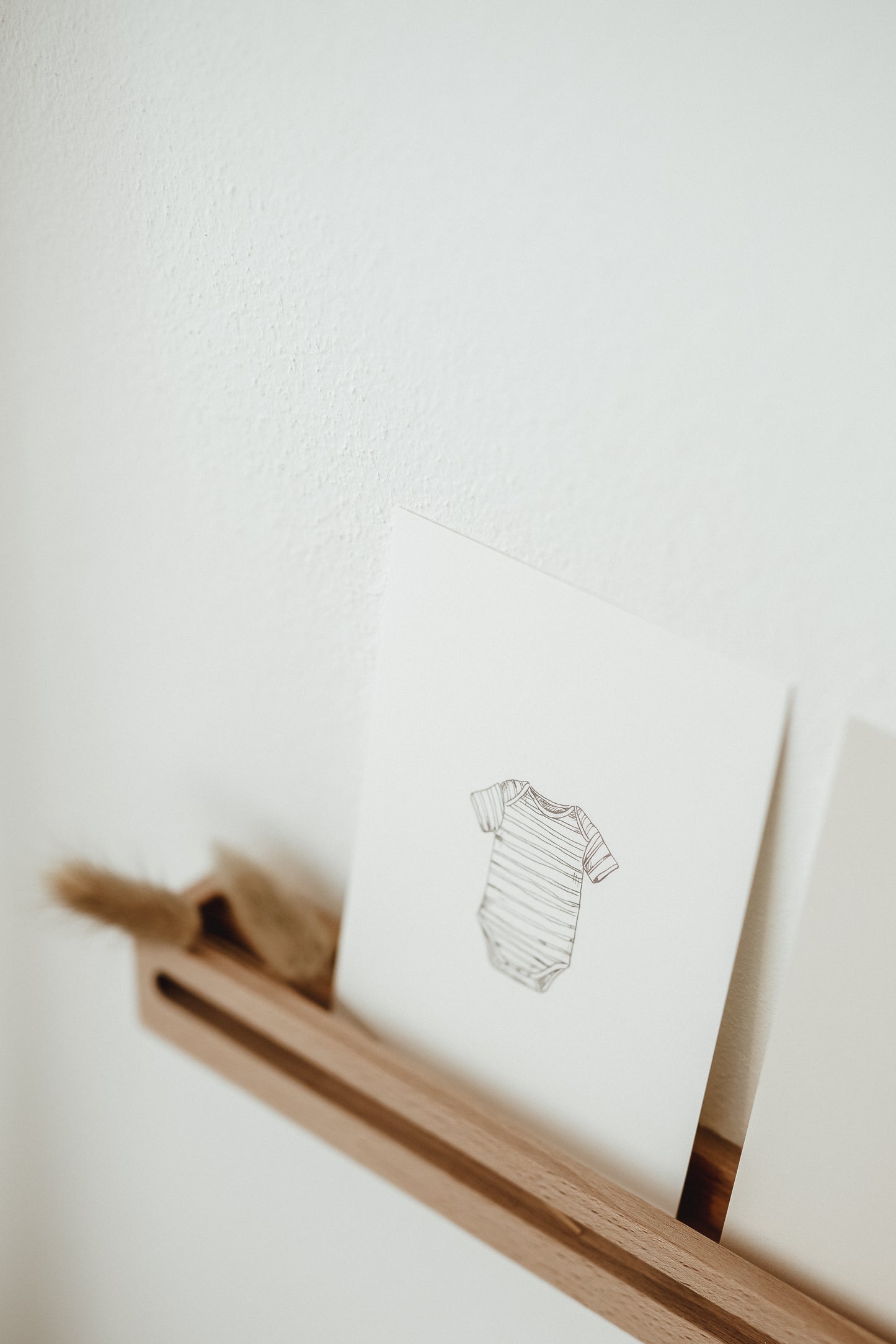 Postkarte ROMPER STRIPES Black&White