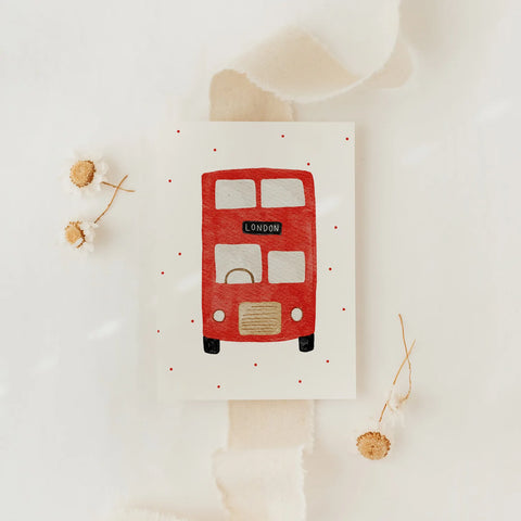 Postkarte LONDON BUS