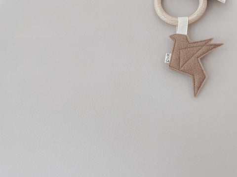 Greif- und Beissring I BIRD TAUPE