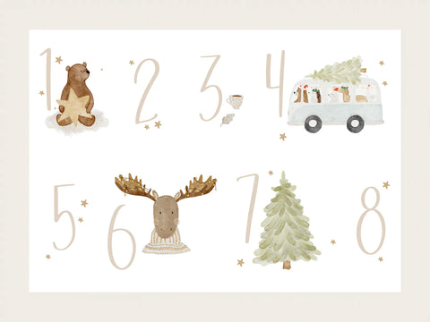 Adventskalender BÜGELBILDER