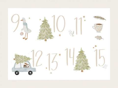 Adventskalender BÜGELBILDER