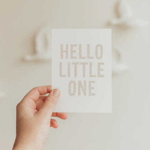 Postkarte HELLO LITTLE ONE