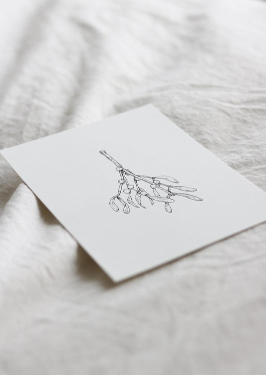 Mini Karte MISTLETOE