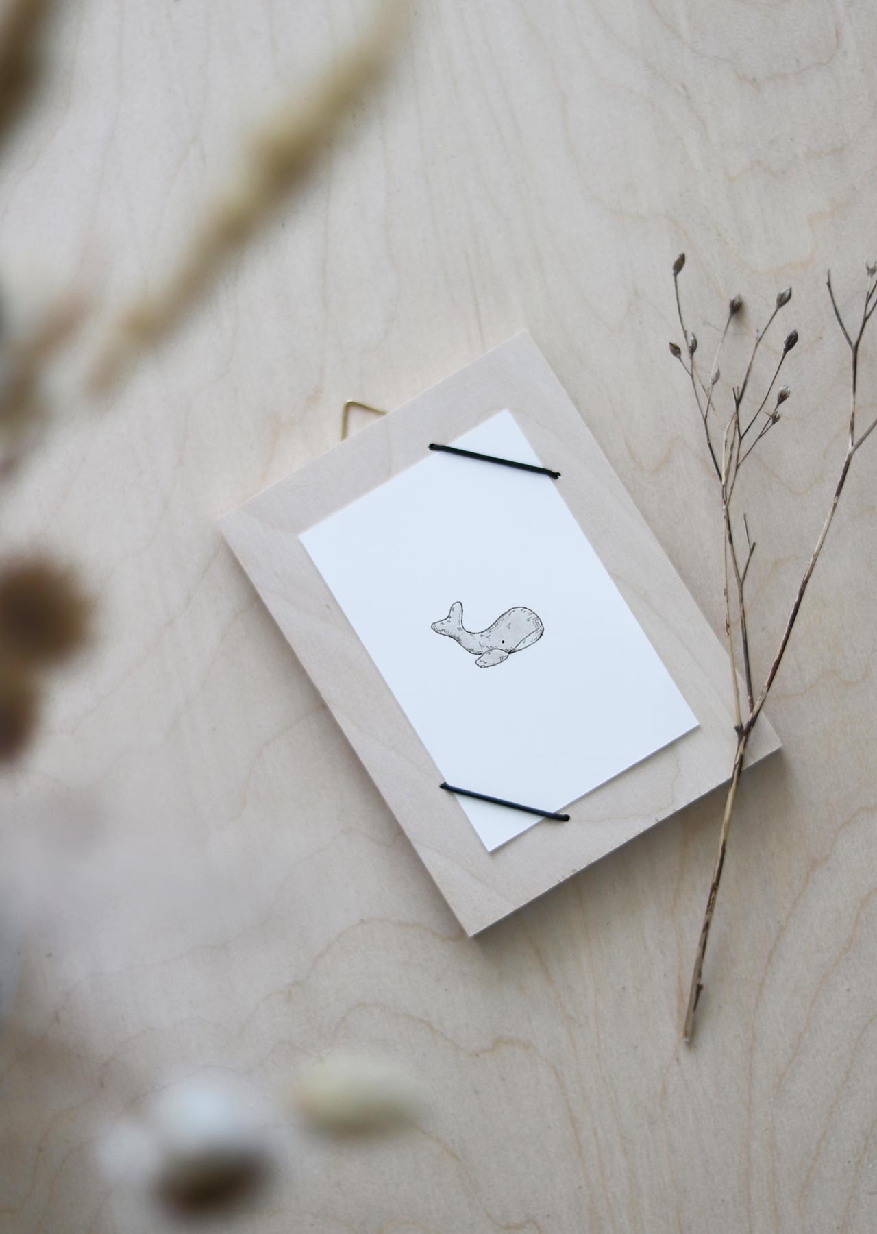 Postkarte WHALE